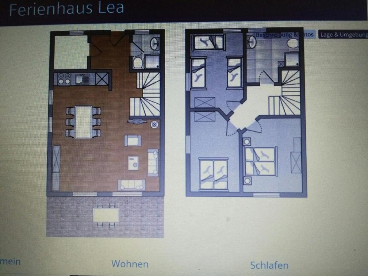 Ostseehaus Lea Doppelhaushaelfte Wiek auf Rügen Exteriör bild